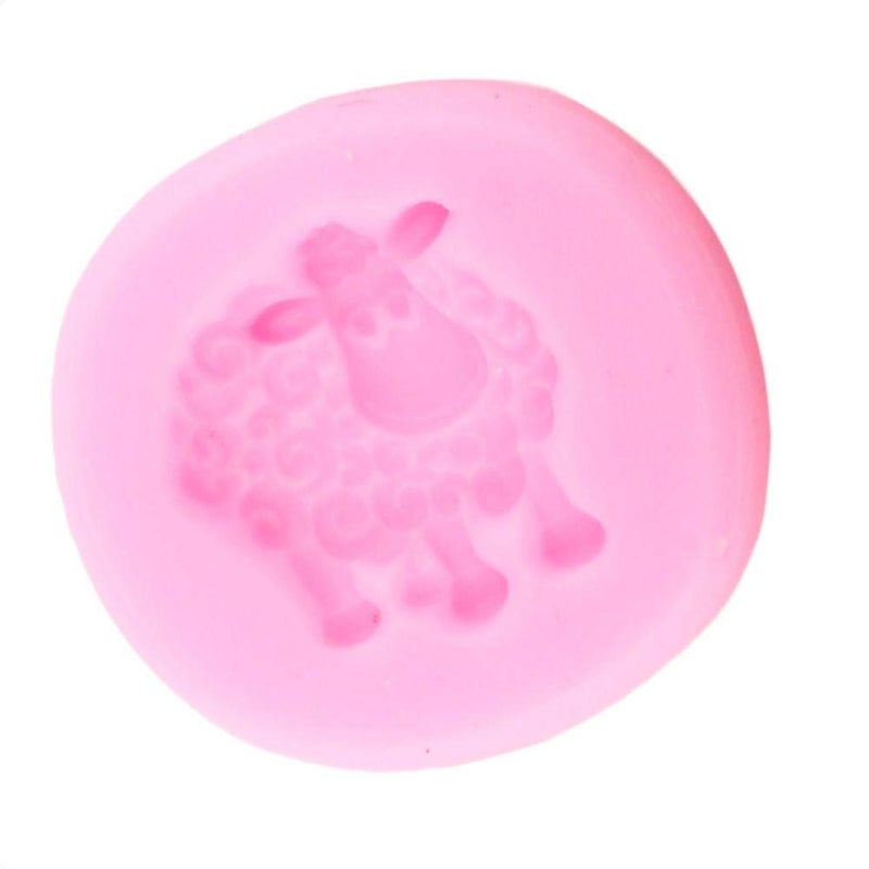 Jansowin 1 قطعة لطيف الحيوان 3D الأغنام سيليكون العفن اليدوية DIY بودنغ الايبوكسي جيلو كعكة توبر الديكور صياغة أداة مشاريع هلام طلقات فندان كريستال حلوى اللثة لصق الحلويات حلية الراتنج قلادة - Image 3